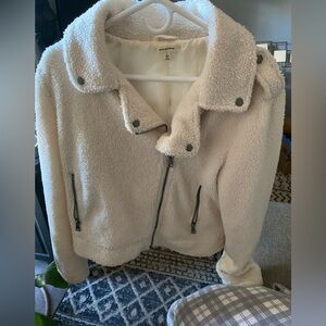 Max Studio Sherpa Moto Jacket